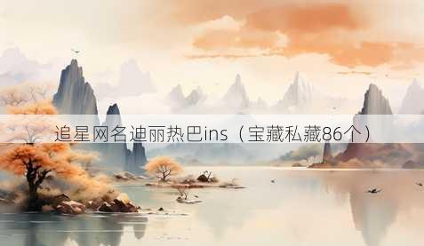 追星昵称迪丽热巴ins