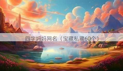 四字妈妈昵称