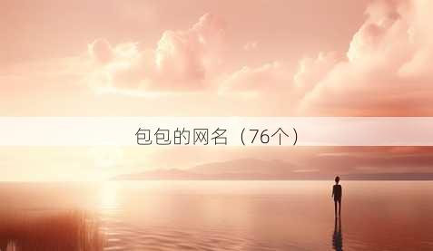 包包的昵称