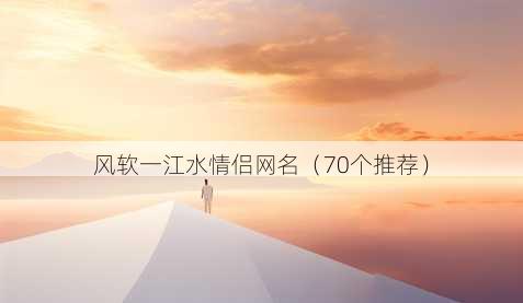 风软一江水情侣昵称
